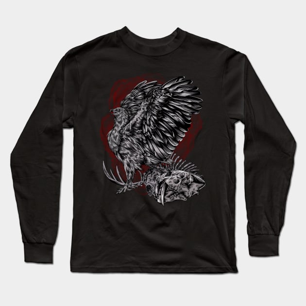 Eagle Long Sleeve T-Shirt by midthos